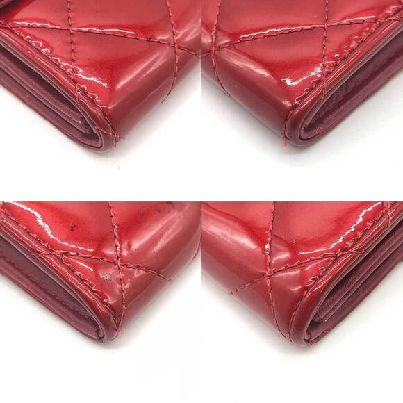 CHANEL Authentic Red Logo Wallet - Picture 3 of 5